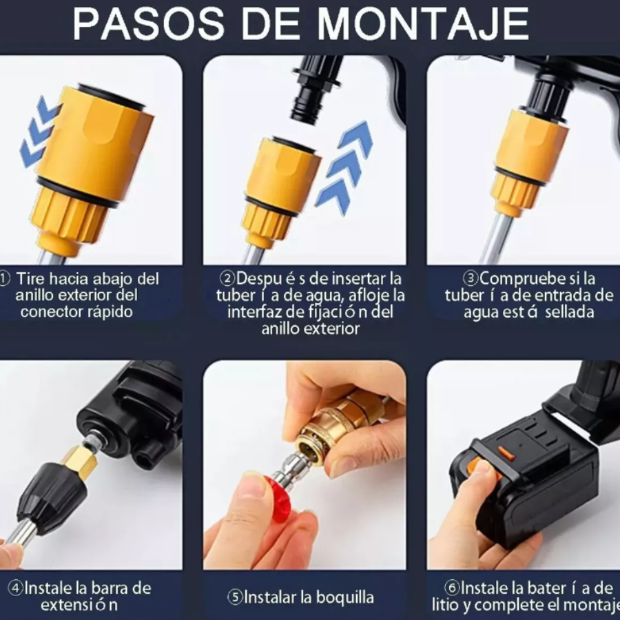 Hidrolavadora PRO Inalámbrica Portátil