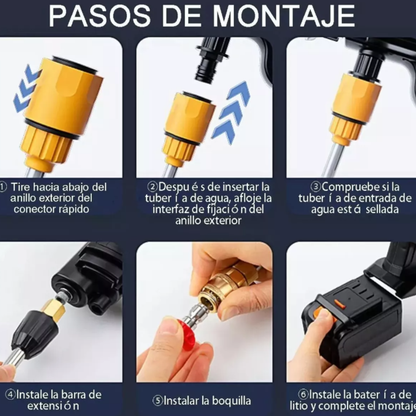 Hidrolavadora PRO Inalámbrica Portátil