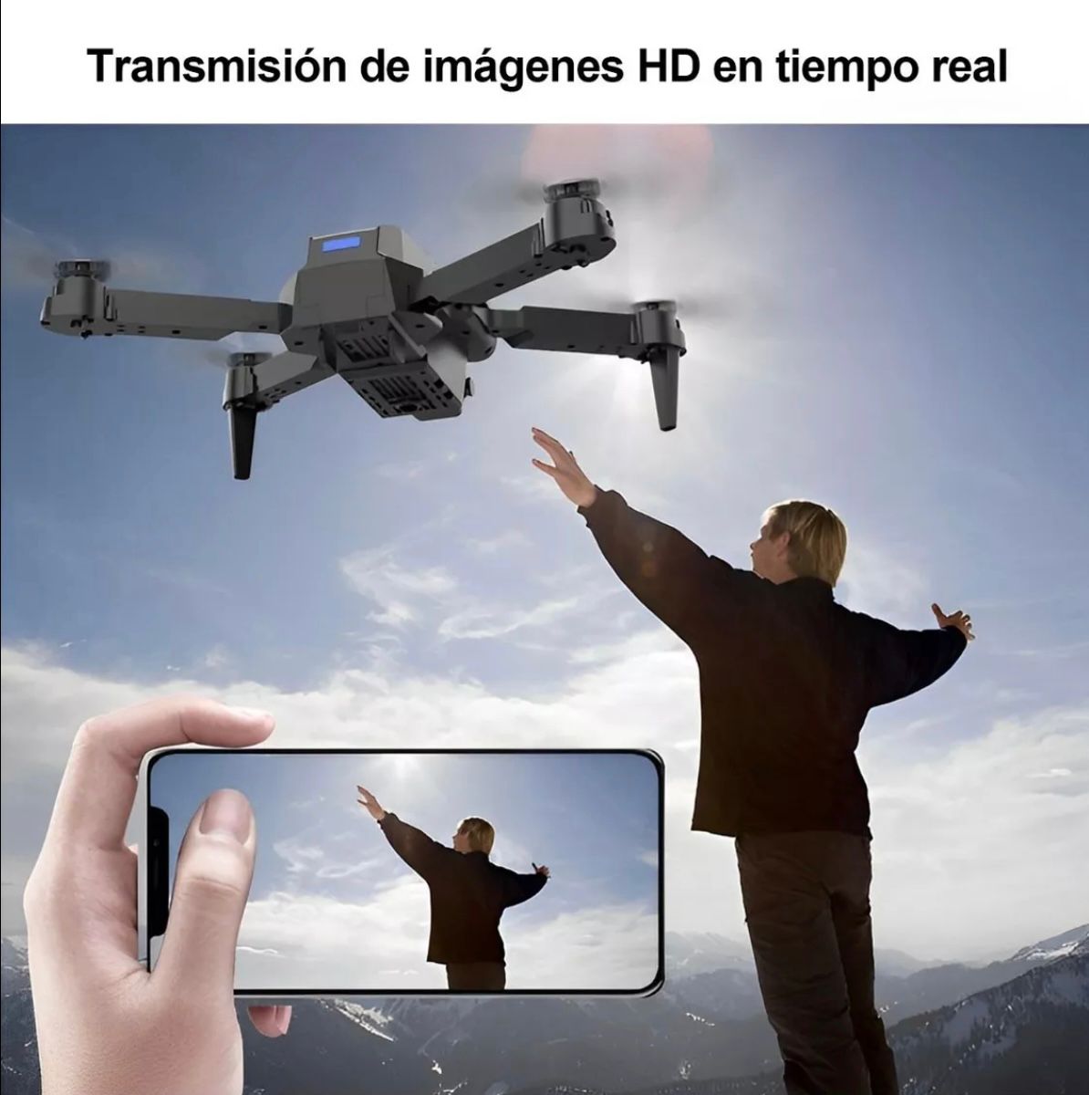 Dron Plegable con cámara 4K