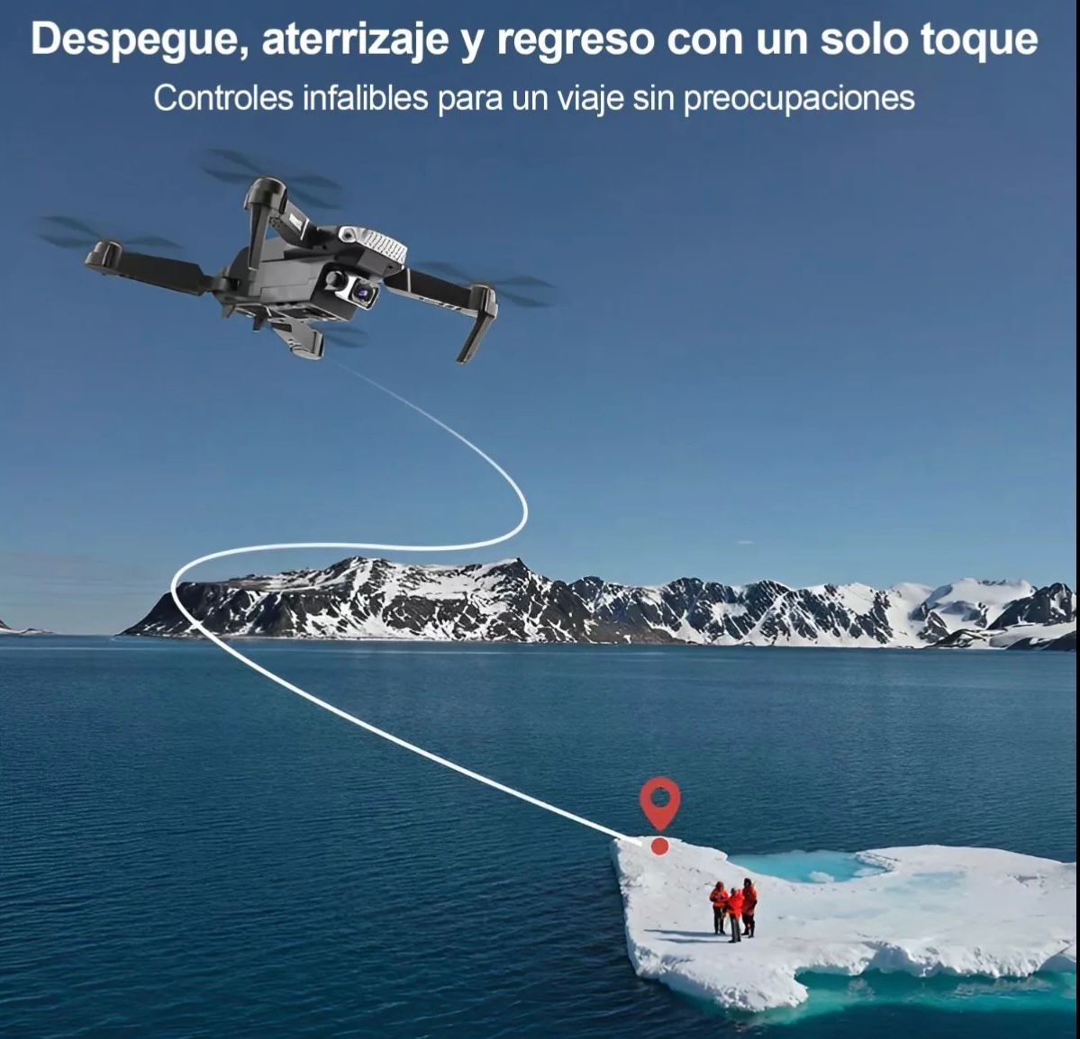 Dron Plegable con cámara 4K