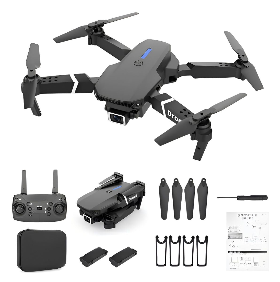 Dron Plegable con cámara 4K