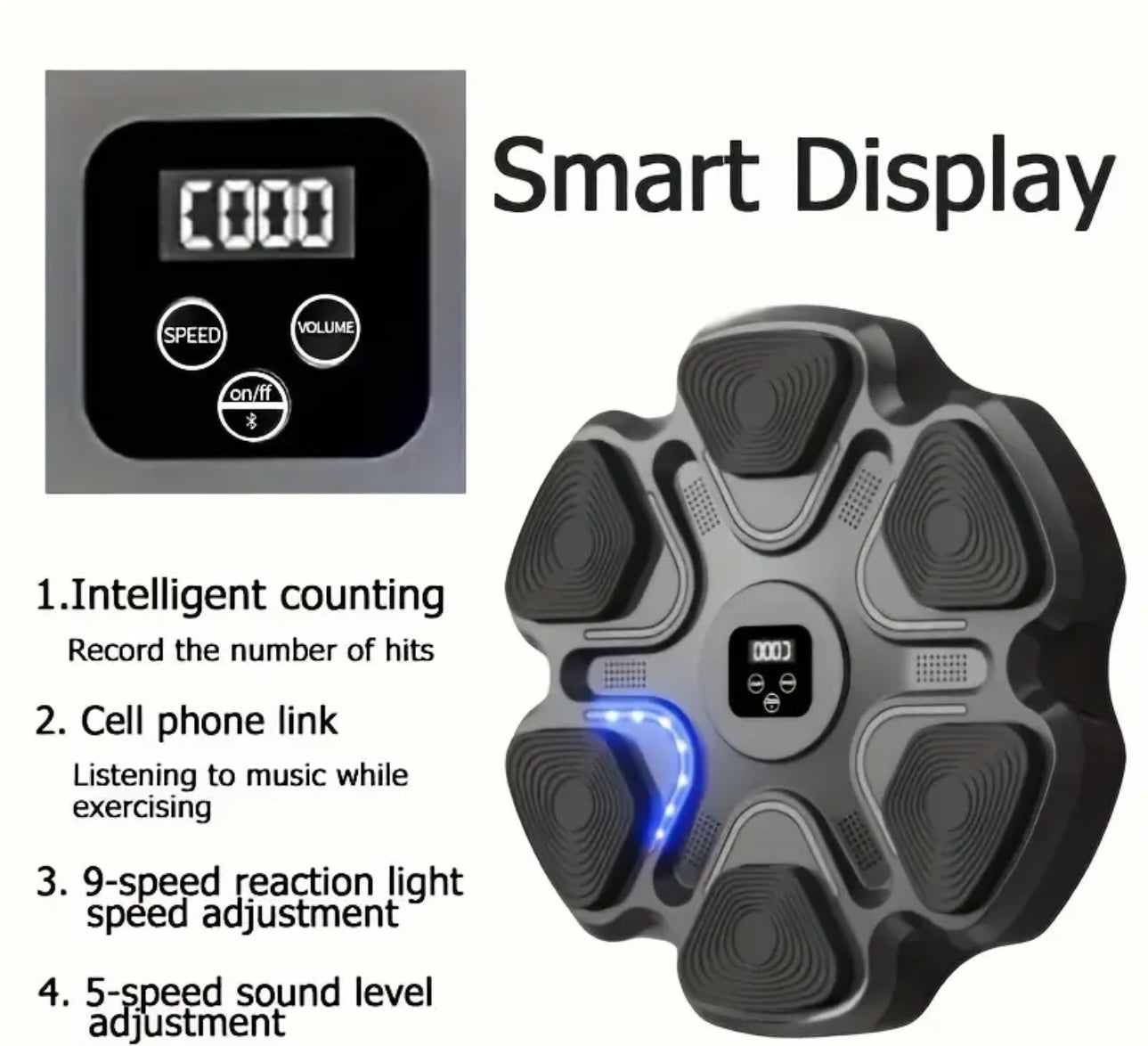 Entrenadora de Boxeo con Música y Bluetooth