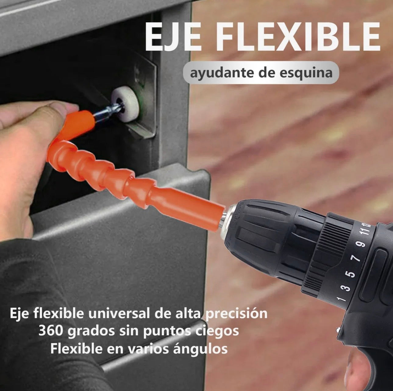 Taladro y Destornillador Doble Batería