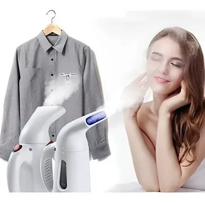 PLANCHA VAPORIZADORA PORTATIL / ROPA LISTA Y DESINFECTADA EN SEGUNDOS